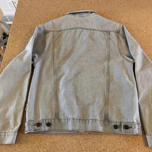 Brooklyn Cloth Jacket Mens Size Large Blue Jean Denim - Picture 9 of 9